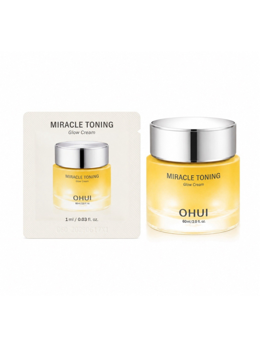 O HUI MIRACLE TONING Glow Cream 1ml x 40pcs (40ml) OHUI